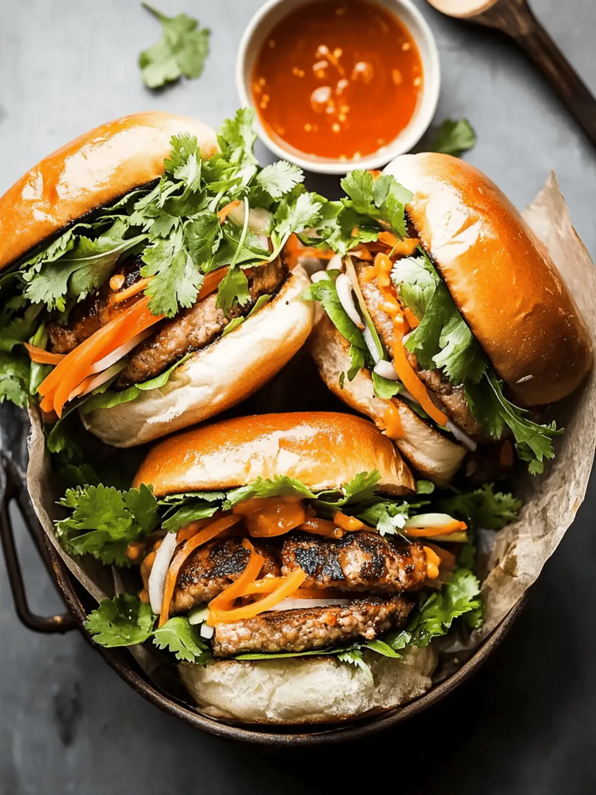 Pork Banh Mi Burger