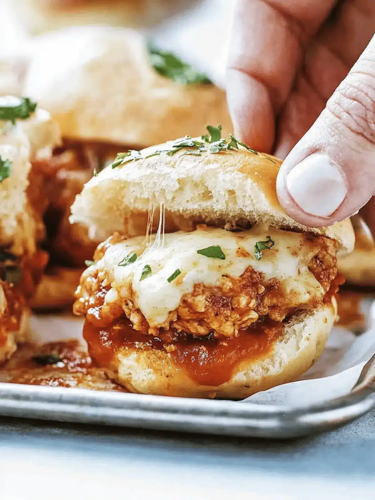 Chicken Parmesan Sliders