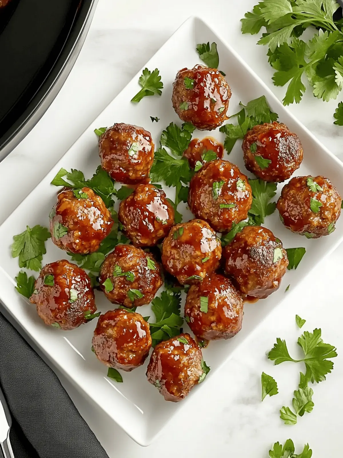 Sweet Chili Meatballs Crockpot Recipe