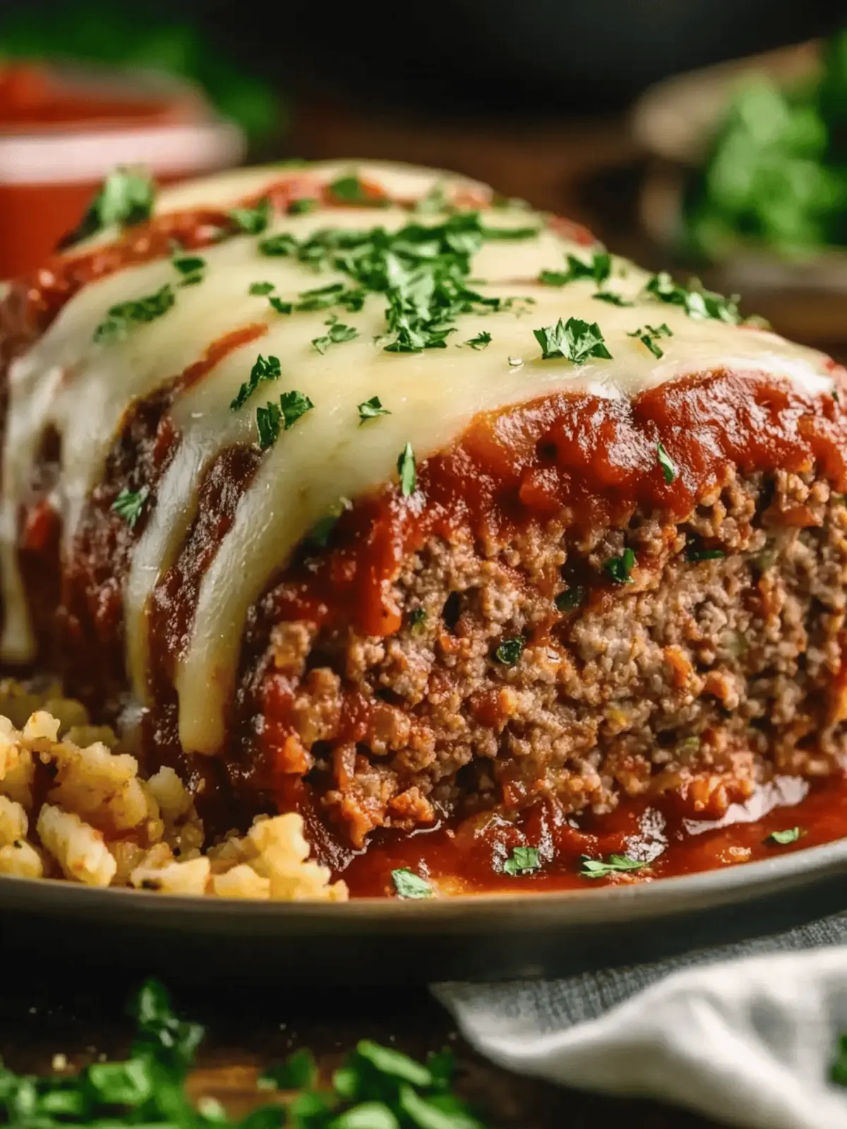 Stuffed Italian Meatloaf