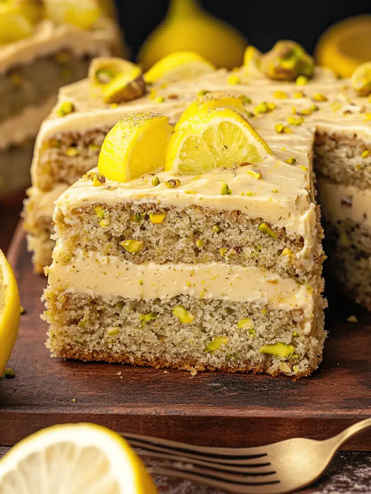 Lemon Pistachio Cake