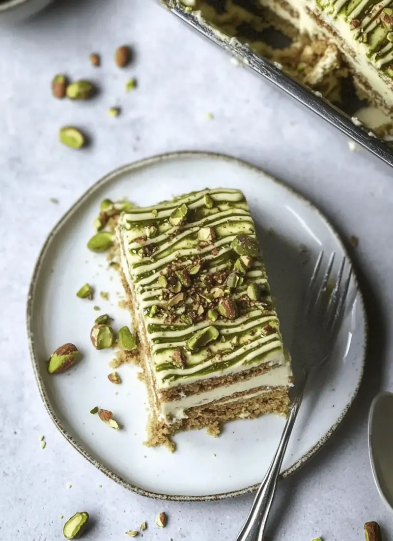 Pistachio Tiramisu