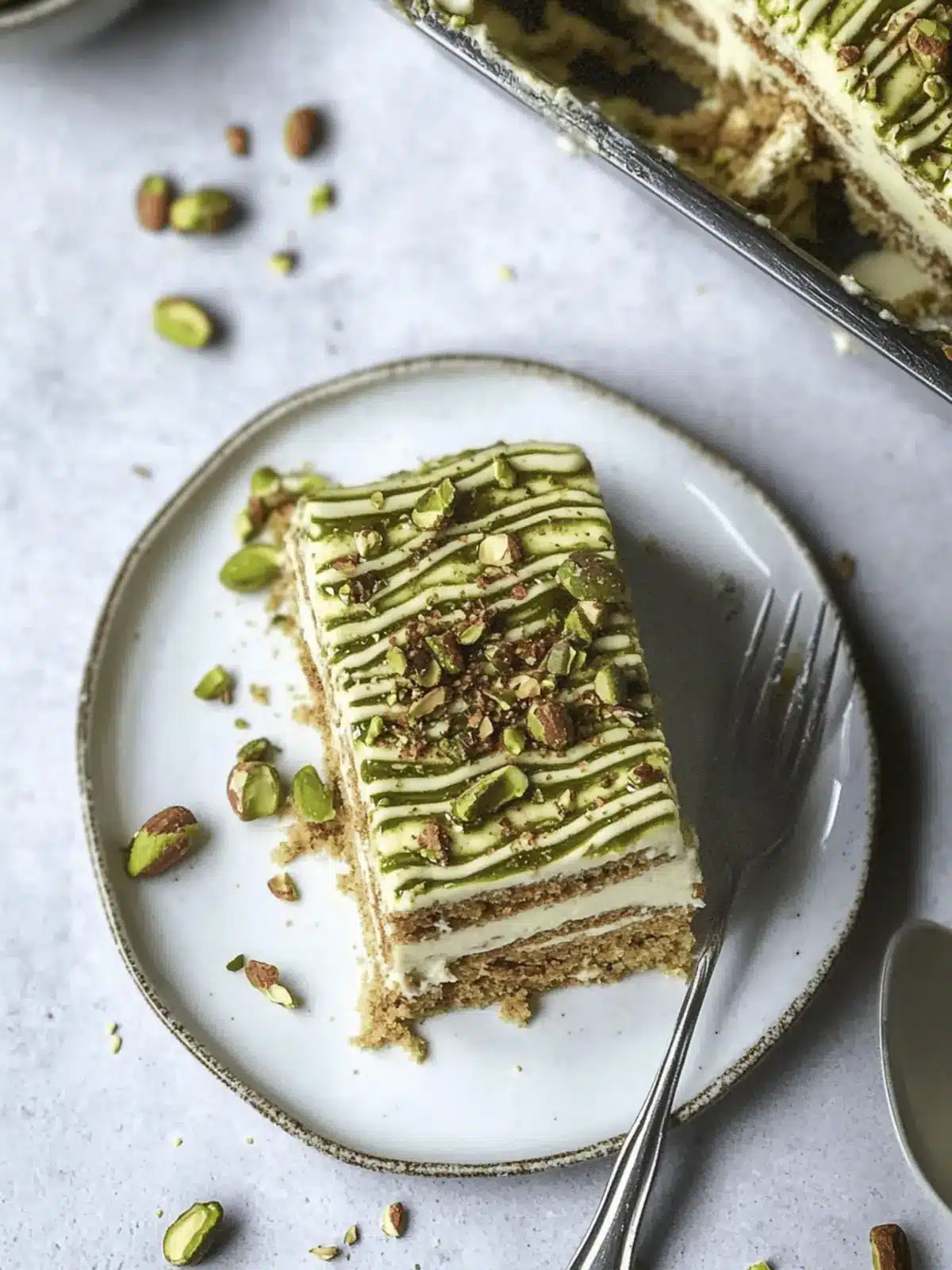 Pistachio Tiramisu
