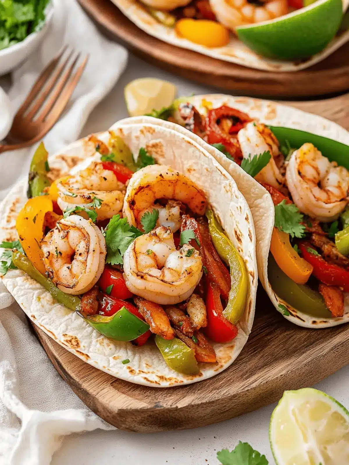 Shrimp Fajitas