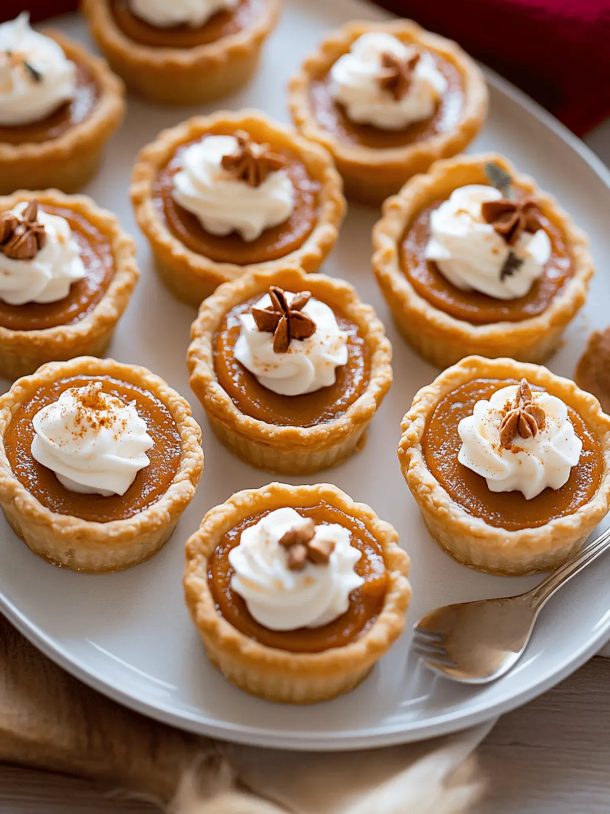 Mini Pumpkin Pies