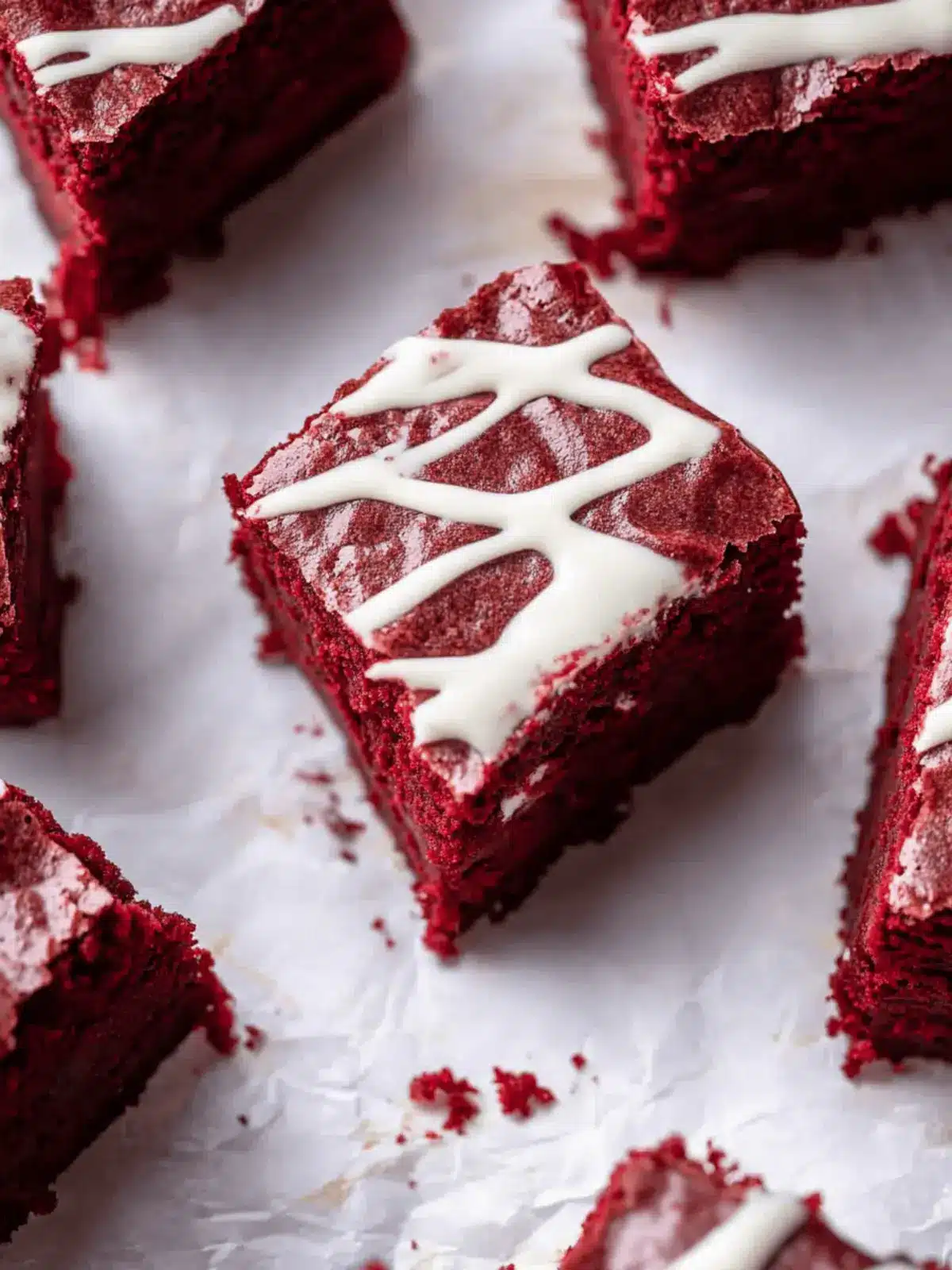 The Best Fudgy Red Velvet Brownies Recipe