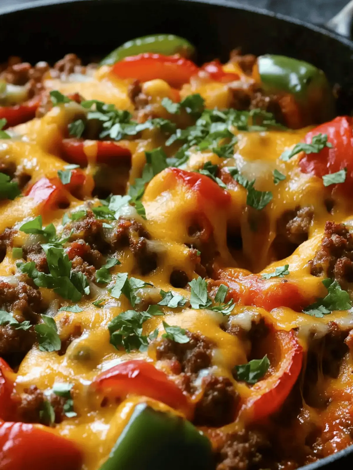 Easy Stuffed Pepper Skillet