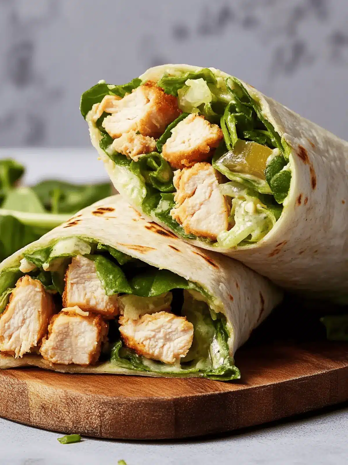 Chicken Caesar Wraps