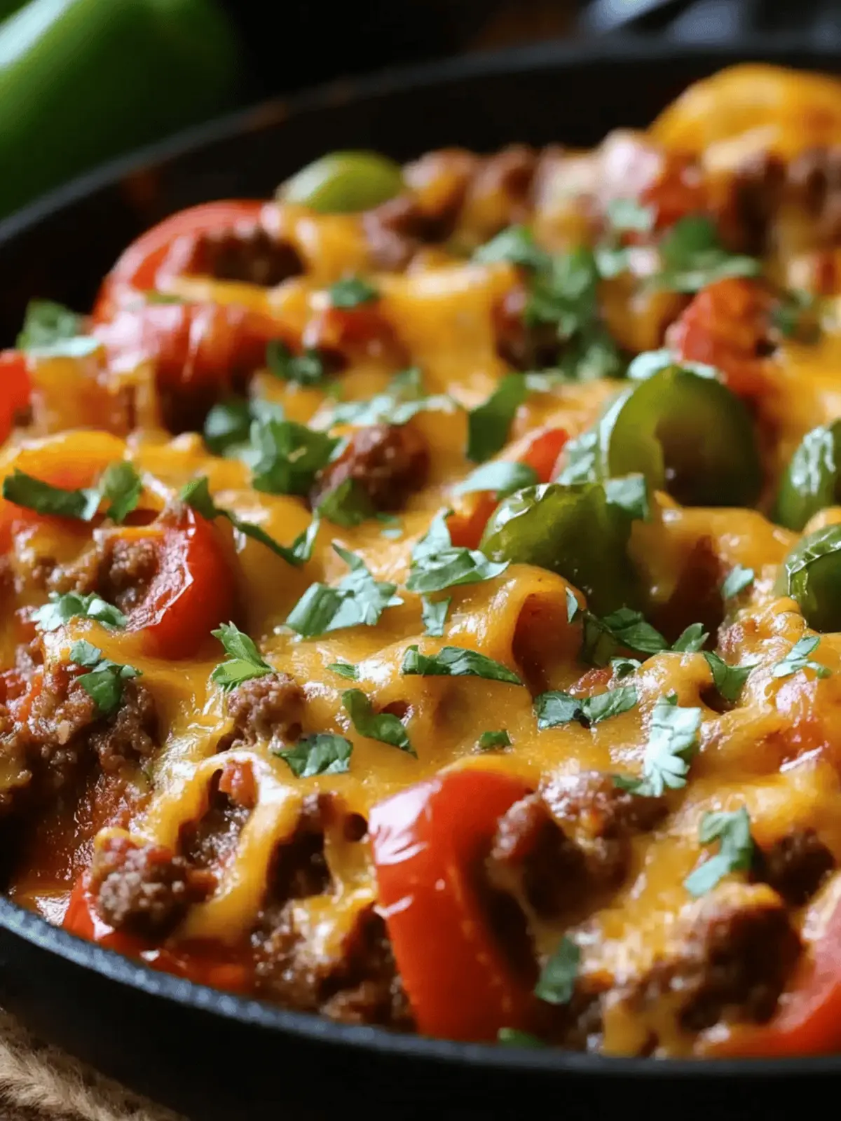 Easy Stuffed Pepper Skillet