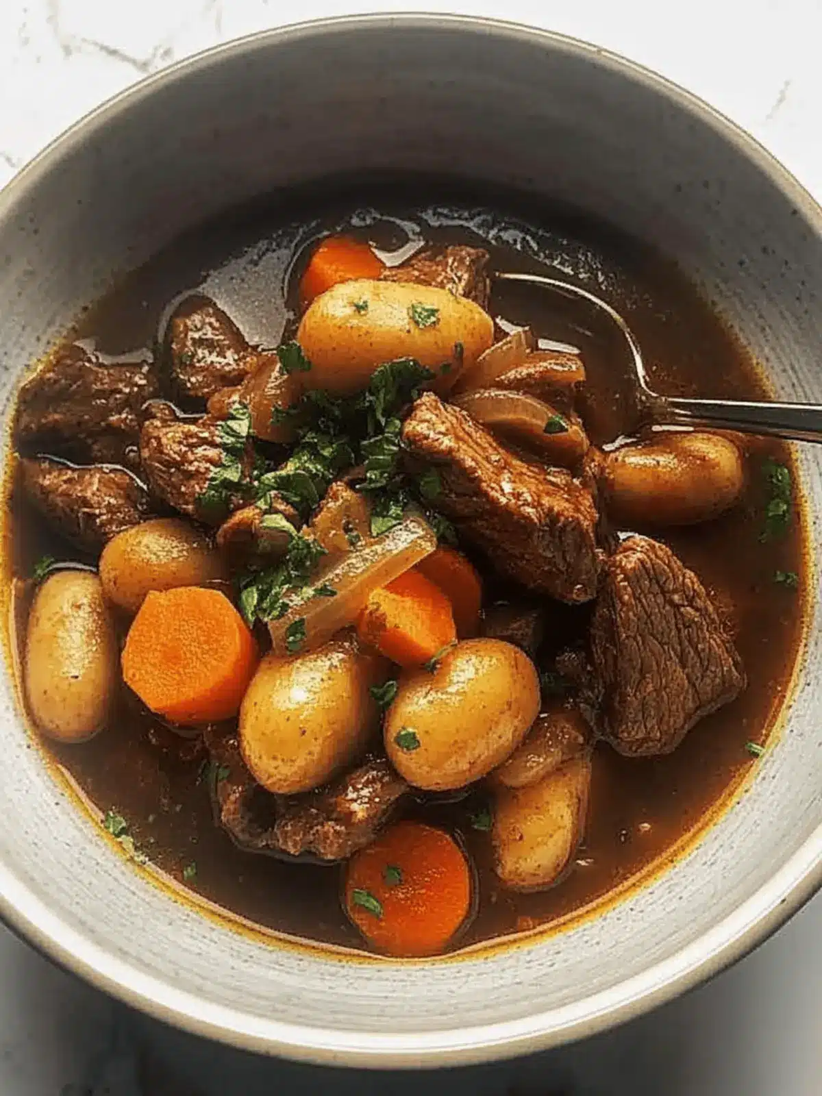 SLOW COOKER CHUNKY BEEF STEW