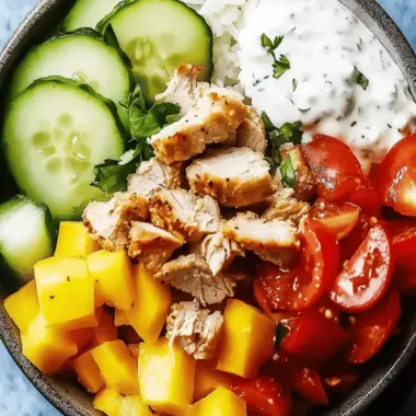 Delicious Low-Carb Turkey Gyro Bowl for Healthy Meal Prep