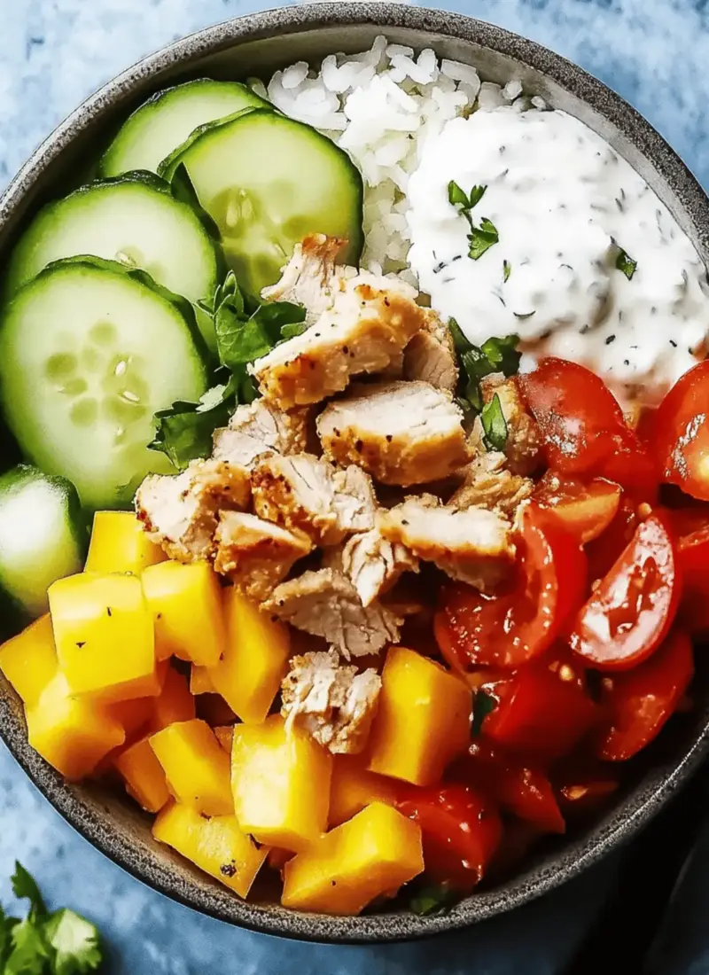 Delicious Low-Carb Turkey Gyro Bowl for Healthy Meal Prep