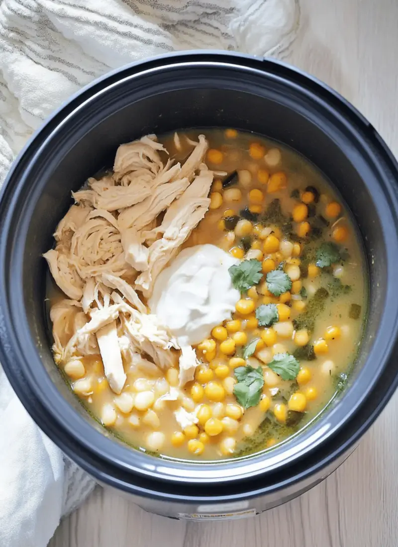 Green Chile Chicken Enchilada Soup