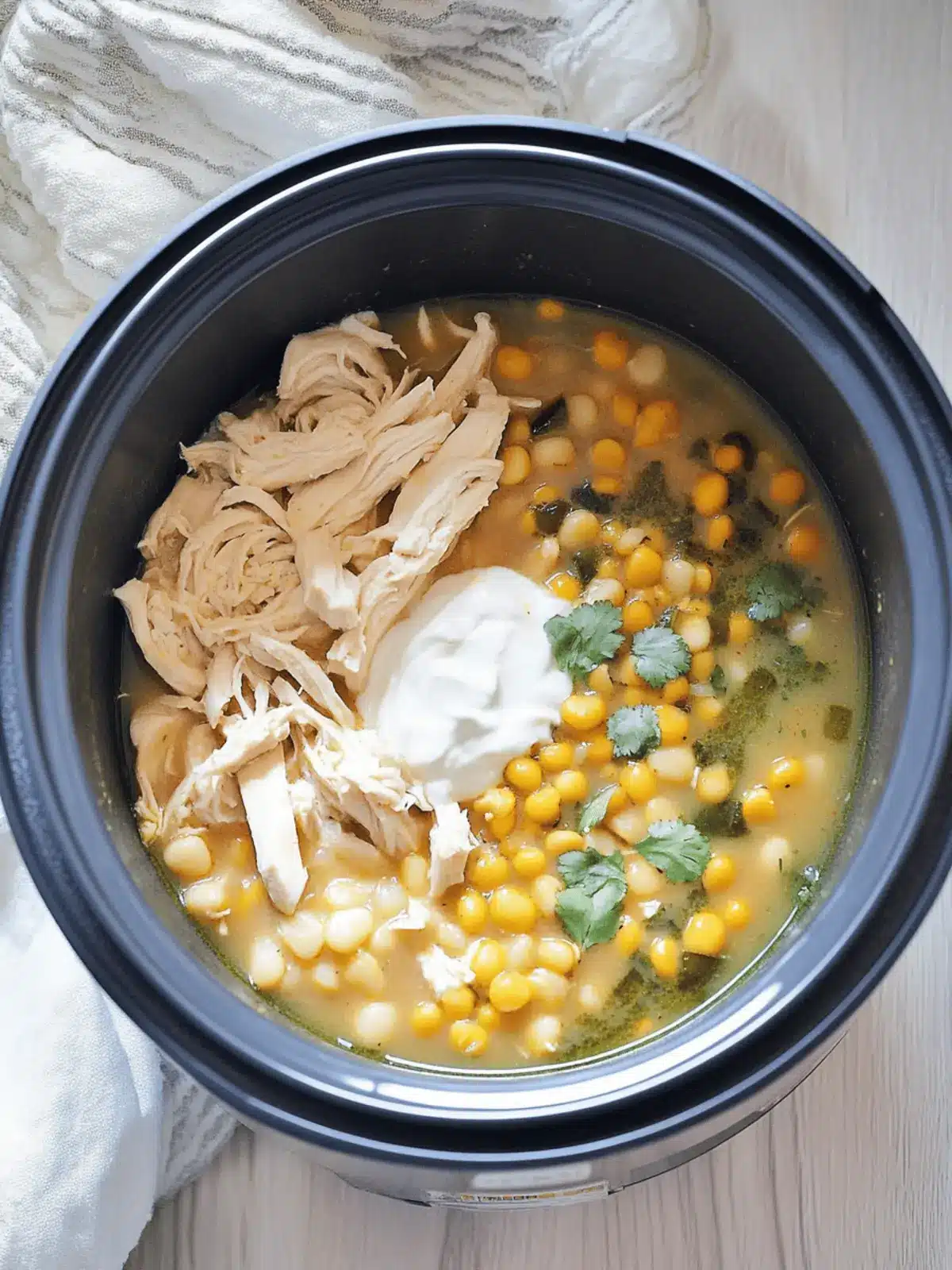 Green Chile Chicken Enchilada Soup