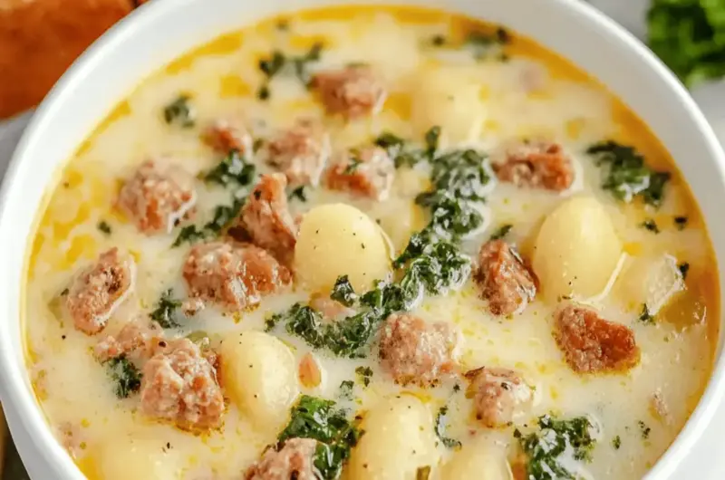 Hearty Slow Cooker Zuppa Toscana Soup