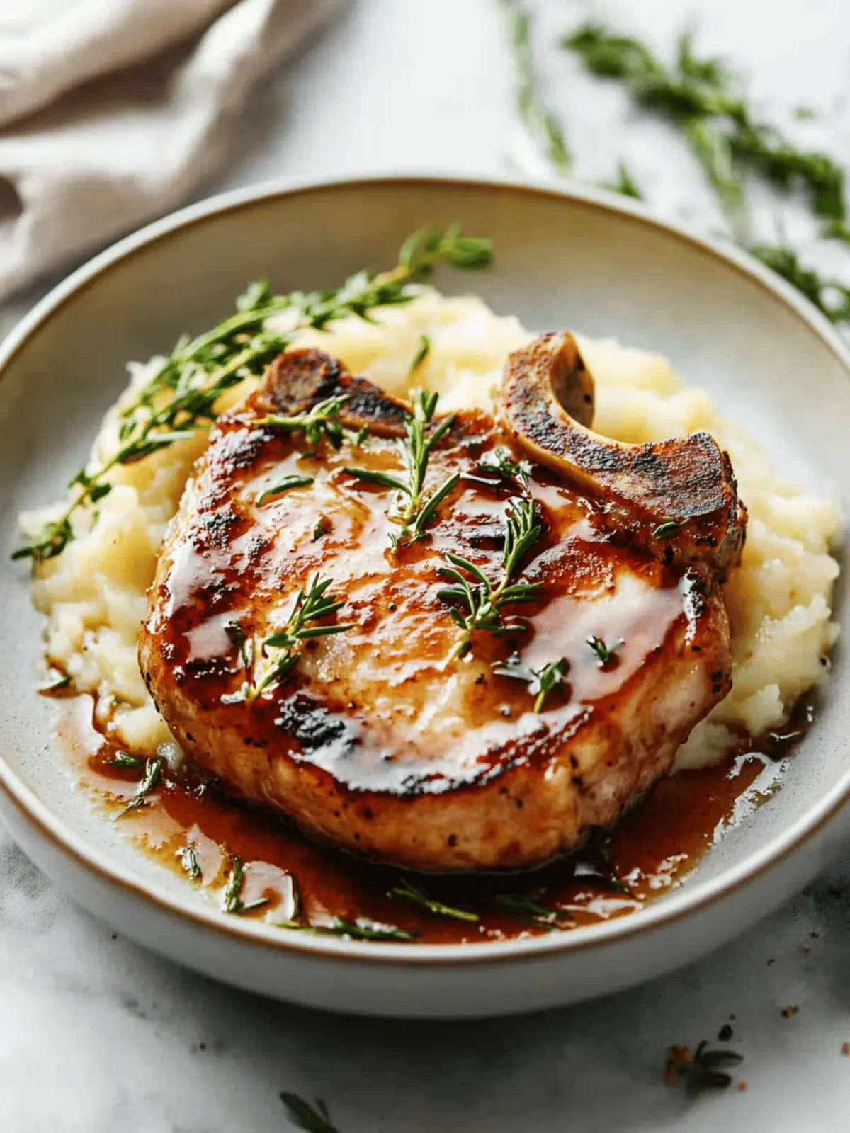 Easy 30 Minute Brown Sugar Pork Chops