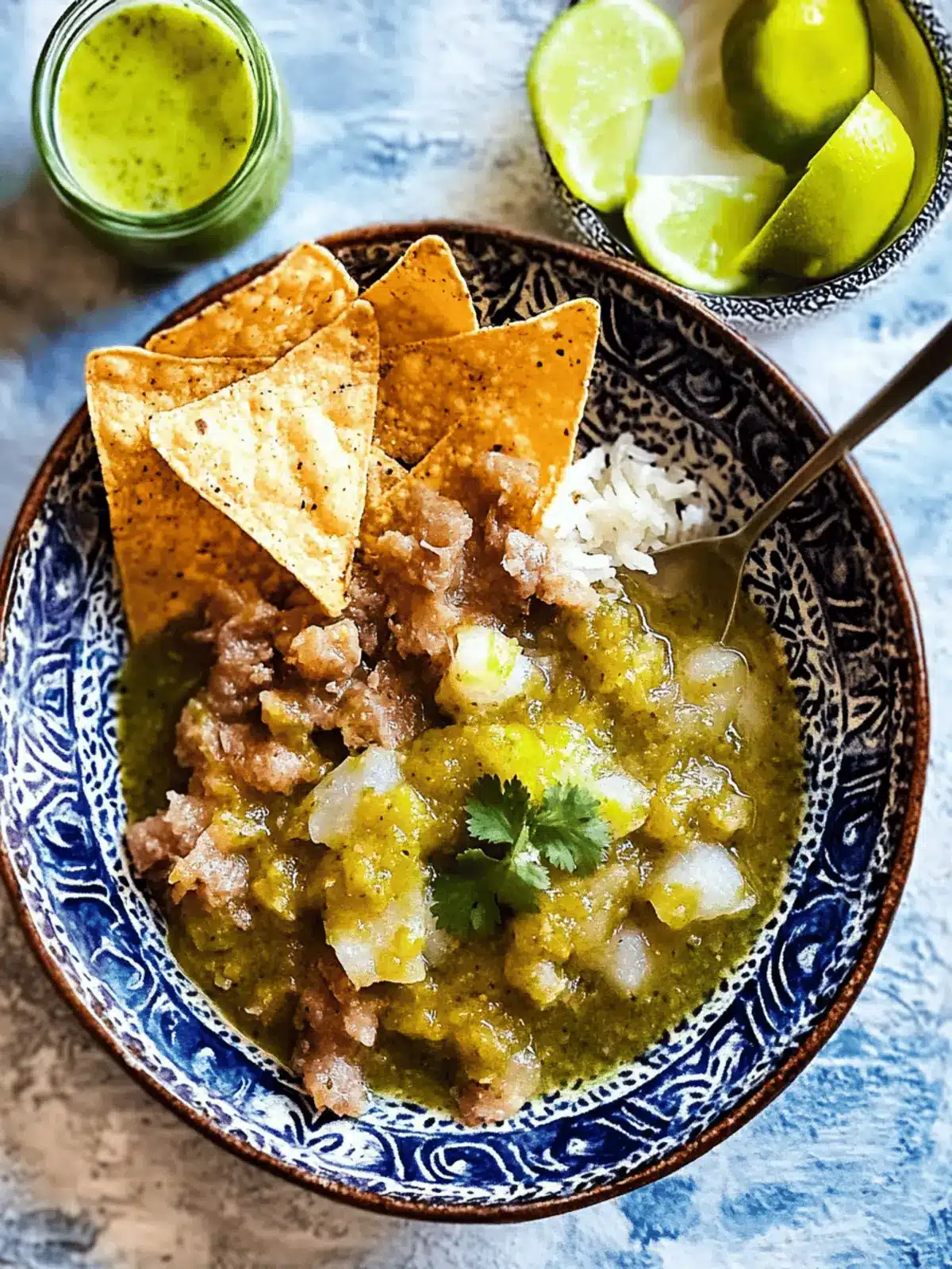 Chicharrón En Salsa Verde