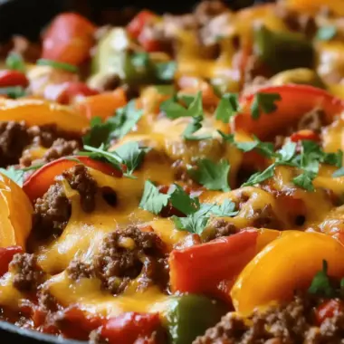 Easy Stuffed Pepper Skillet