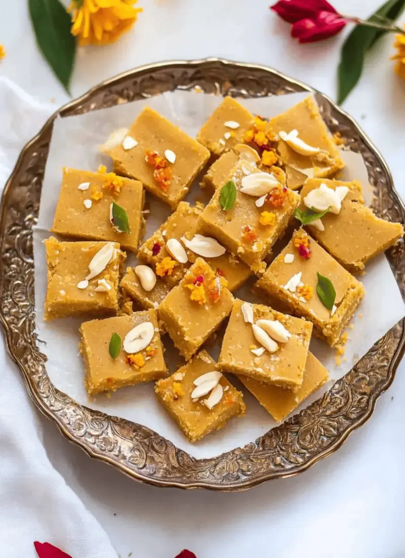 Besan Burfi | Besan Ki Barfi