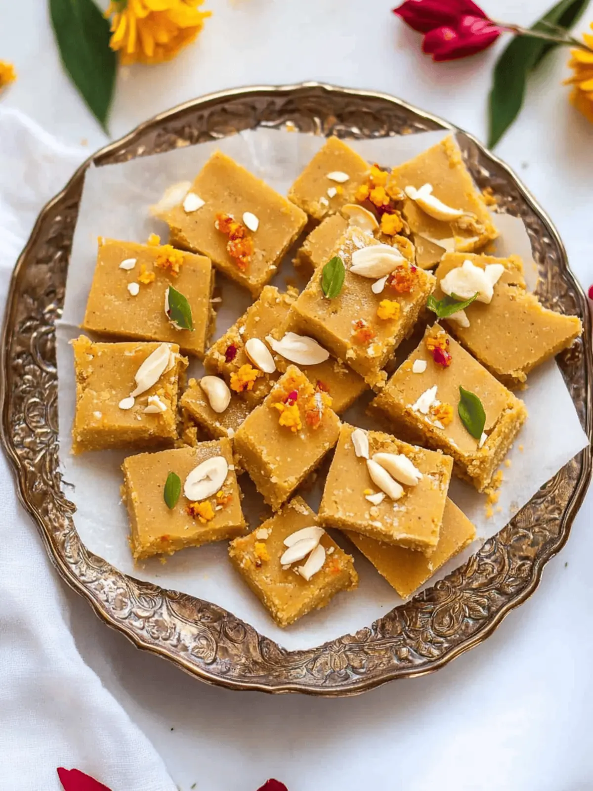 Besan Burfi | Besan Ki Barfi