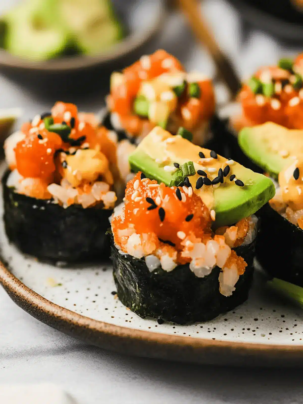 Easy Baked Sushi Cups