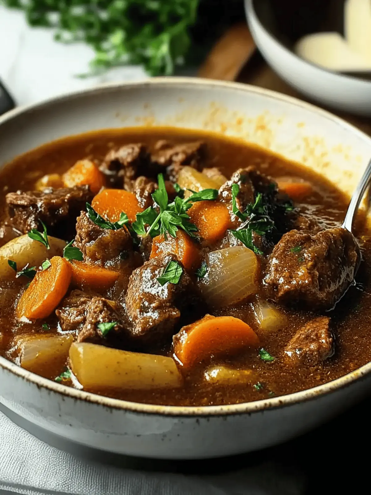 Hearty Ground Venison Stew