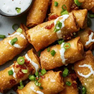 Jalapeno Popper Egg Rolls