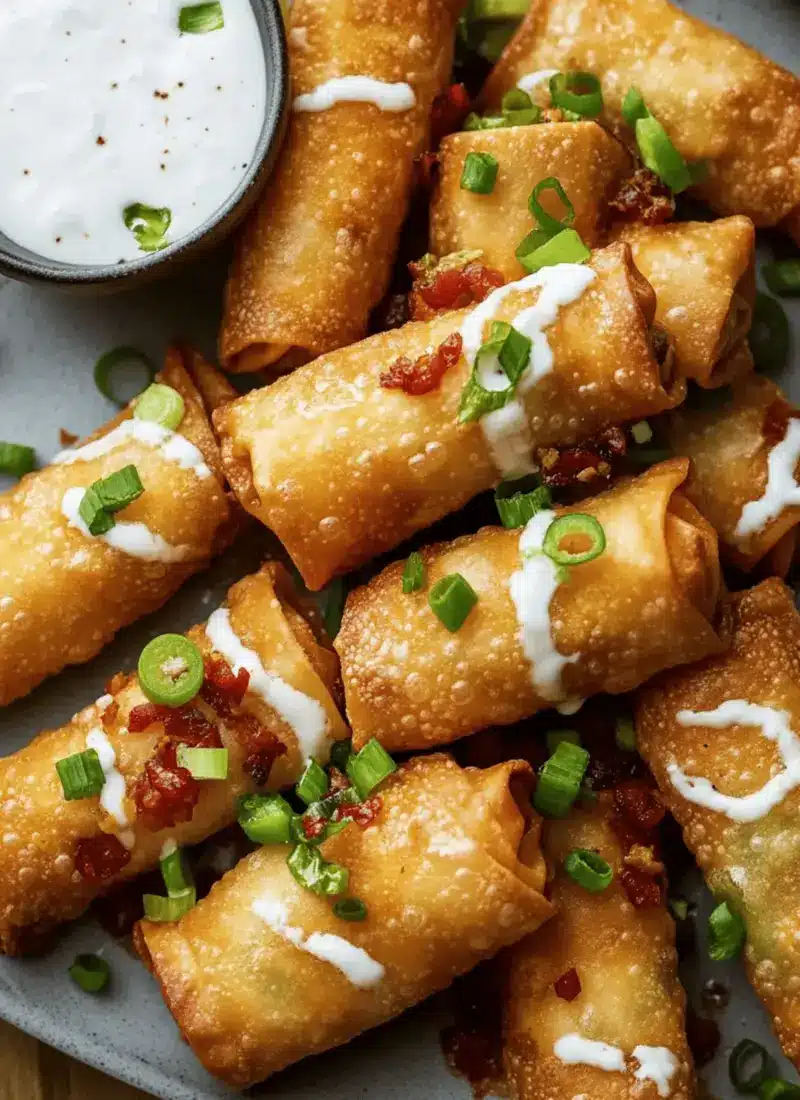 Jalapeno Popper Egg Rolls