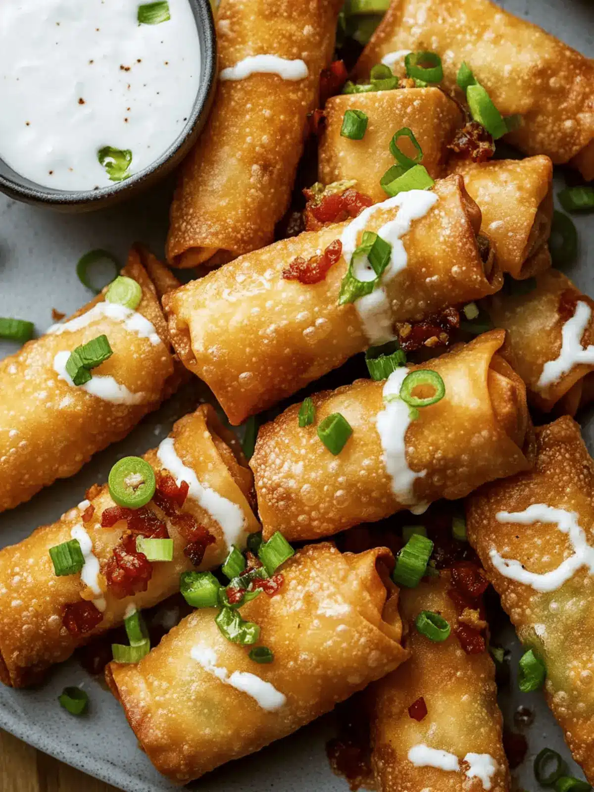 Jalapeno Popper Egg Rolls
