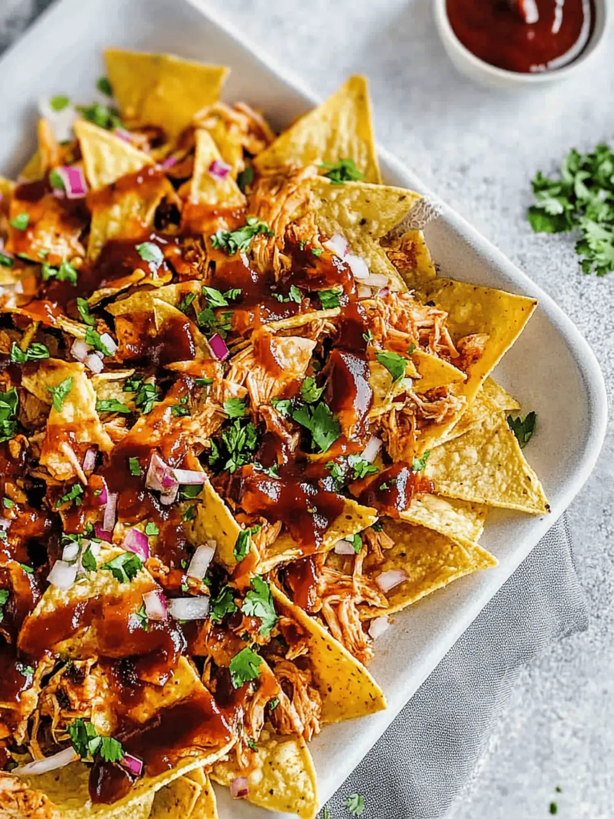 BBQ Chicken Nachos