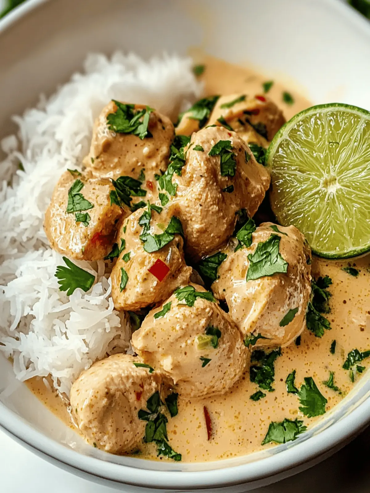 Crockpot Coconut Lime Chicken