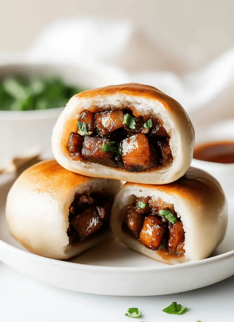 Easy Baked Manapua (Hawaiian-Style Char Siu Bao)