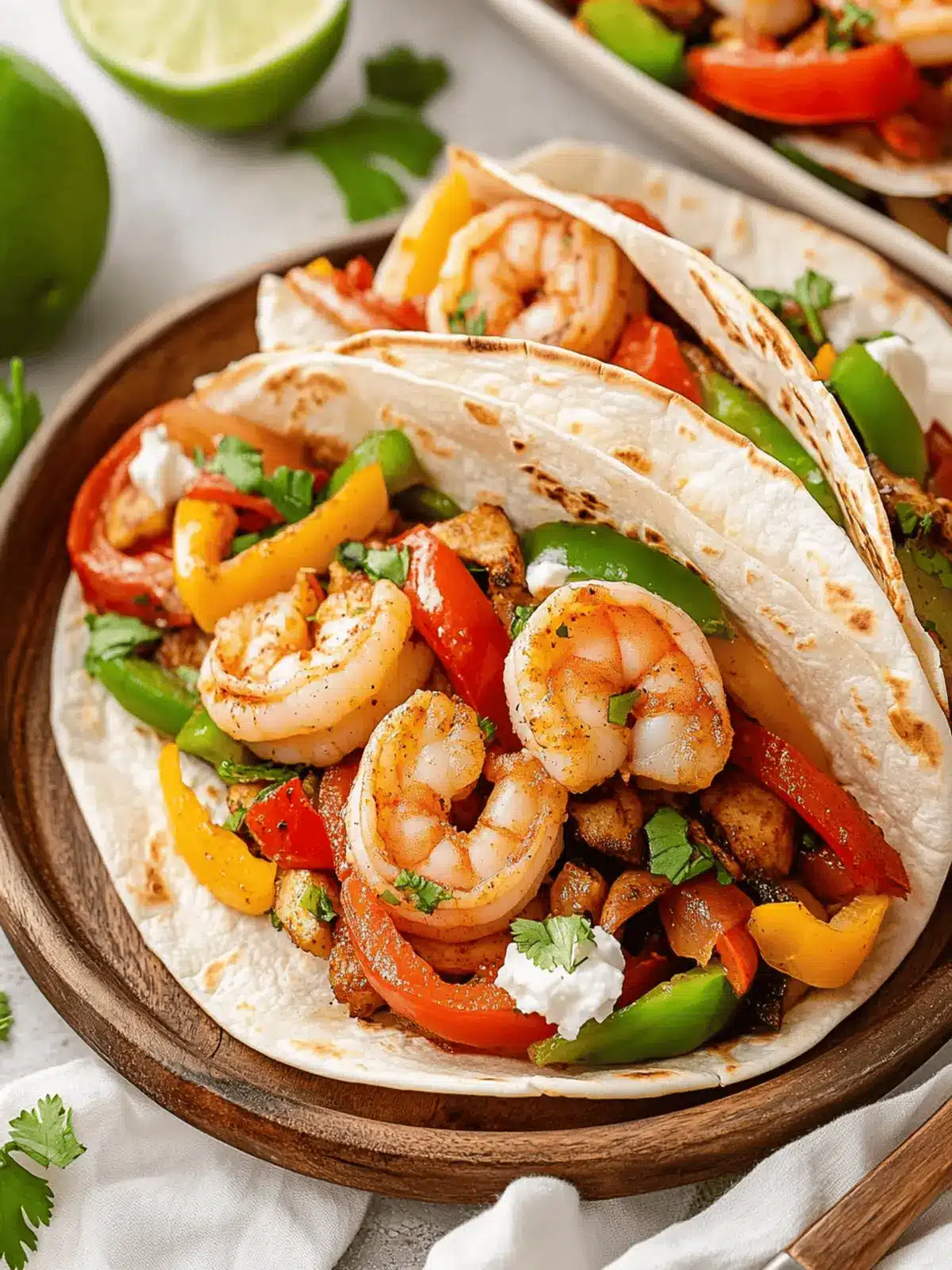 Shrimp Fajitas