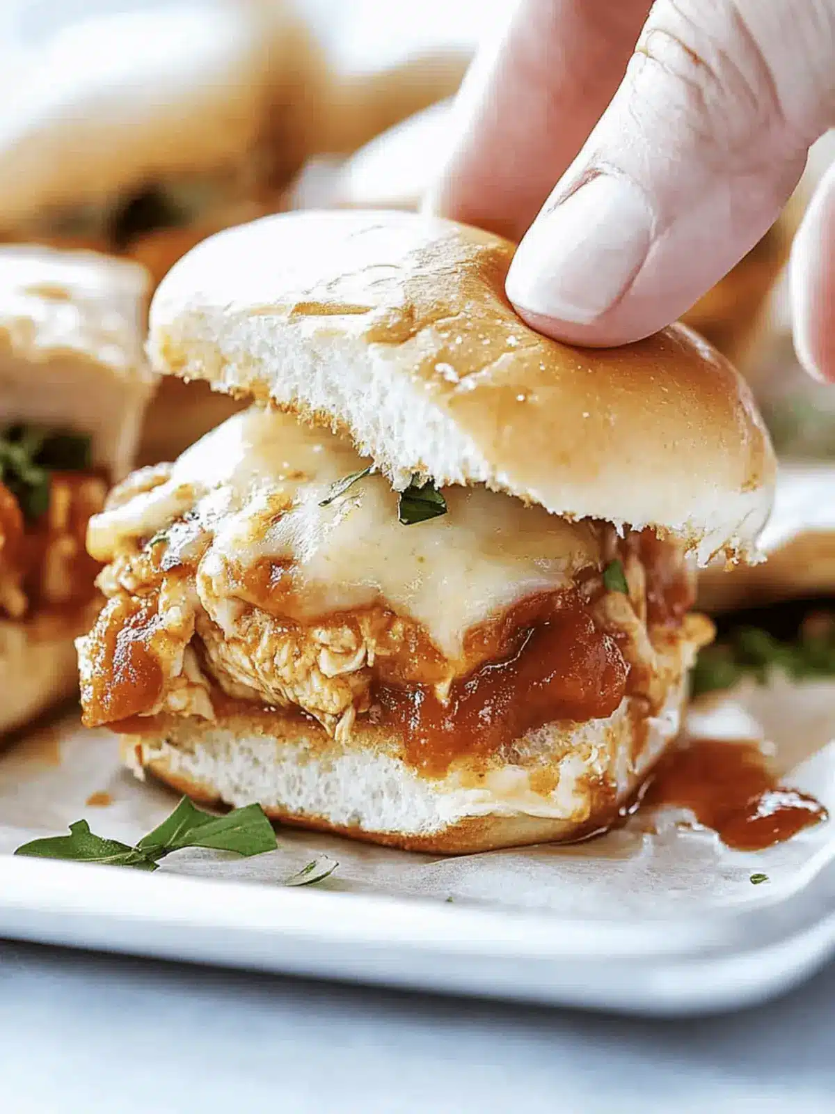 Chicken Parmesan Sliders