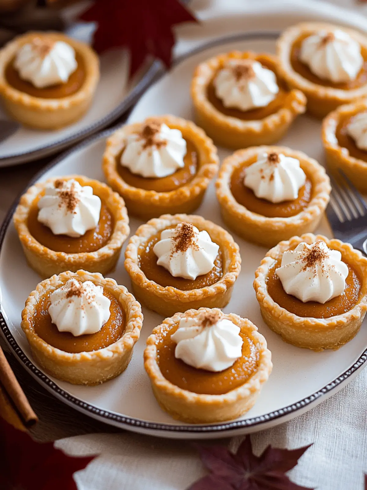 Mini Pumpkin Pies
