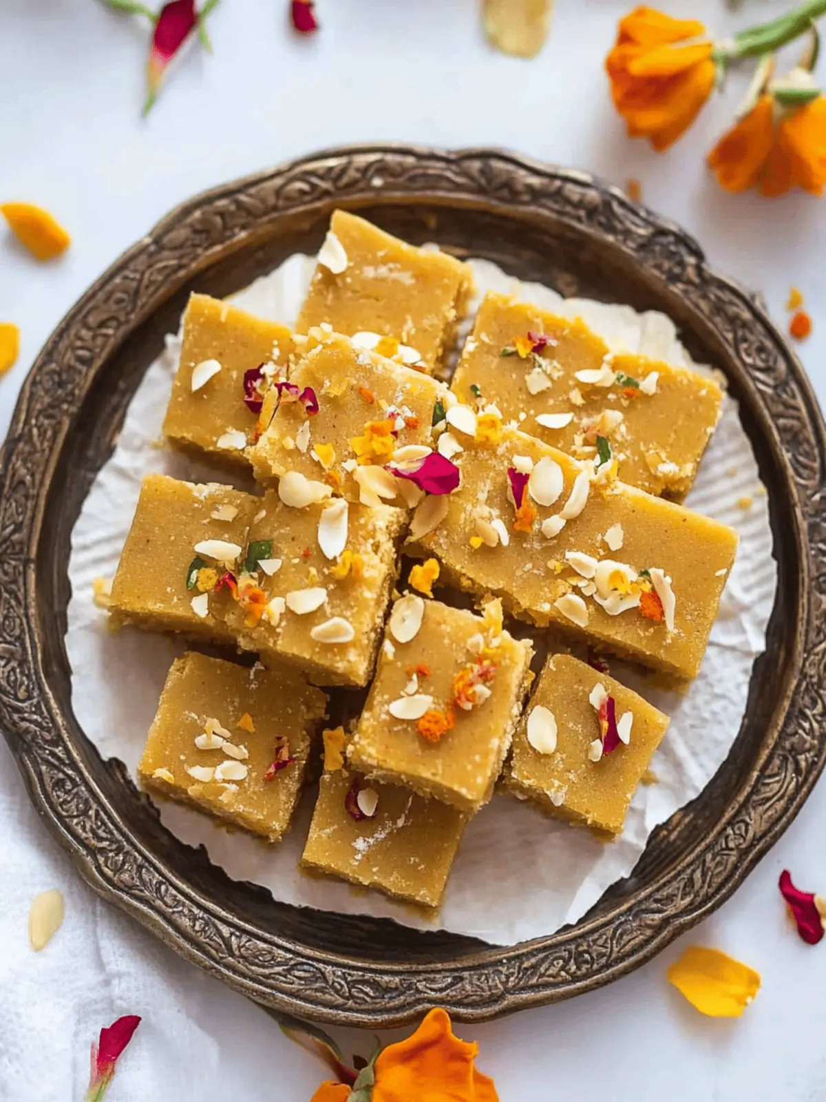 Besan Burfi | Besan Ki Barfi