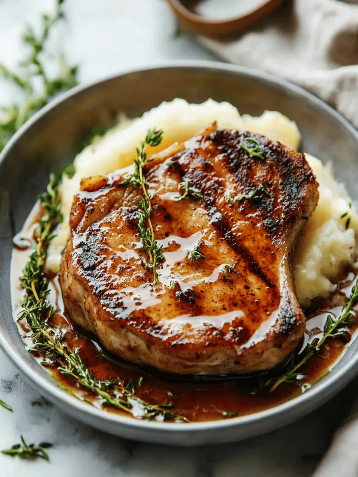 Easy 30 Minute Brown Sugar Pork Chops