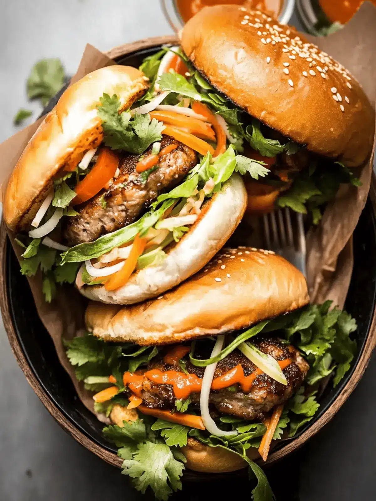 Pork Banh Mi Burger