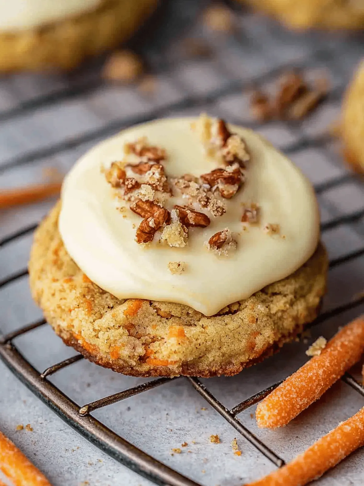 Spiced Crumbl Carrot Cake Cookies