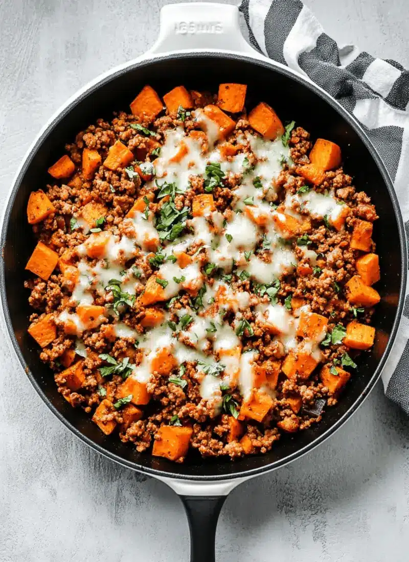 Ground Turkey Sweet Potato Skillet