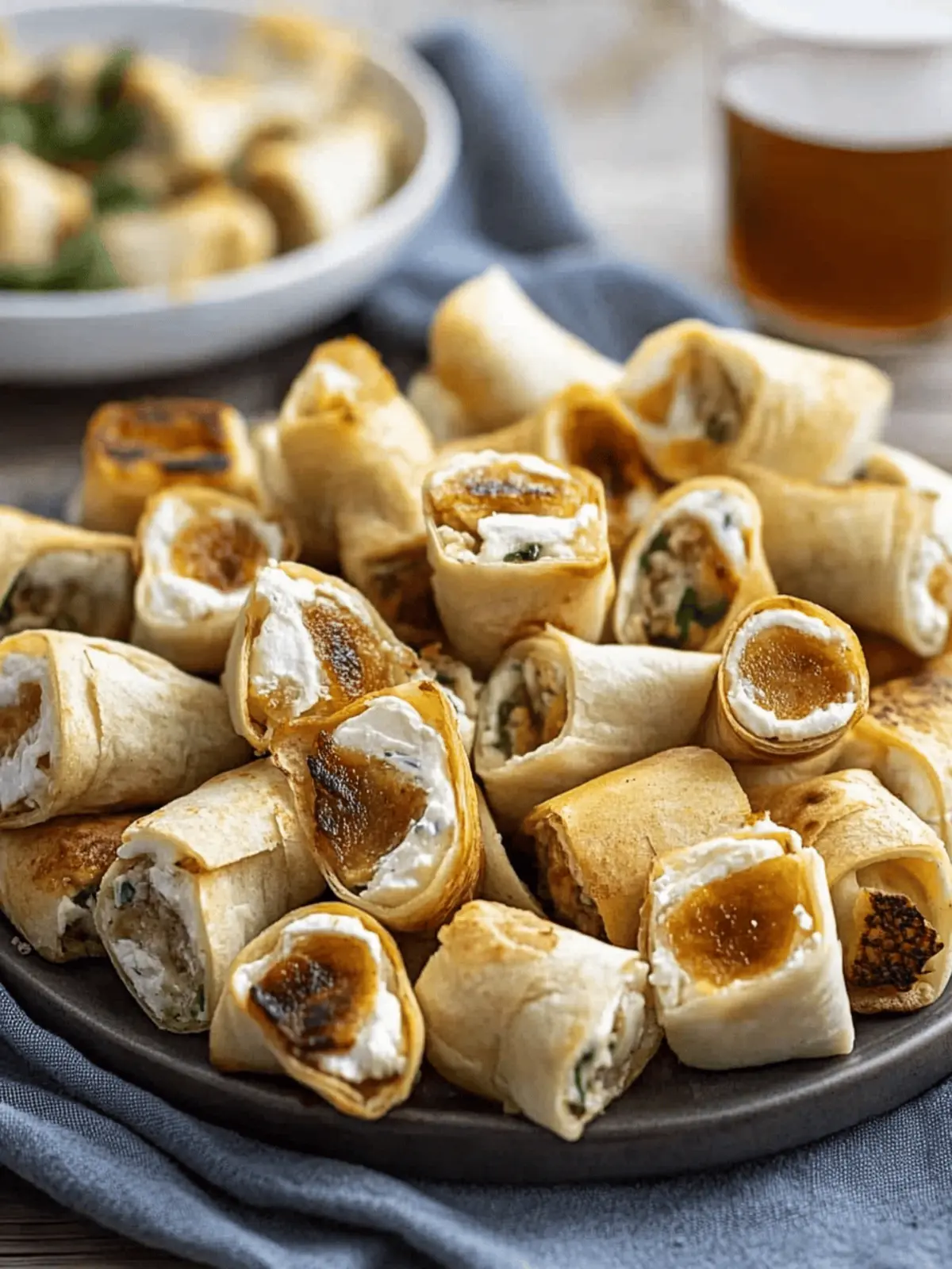 Cream Cheese Tortilla Bites