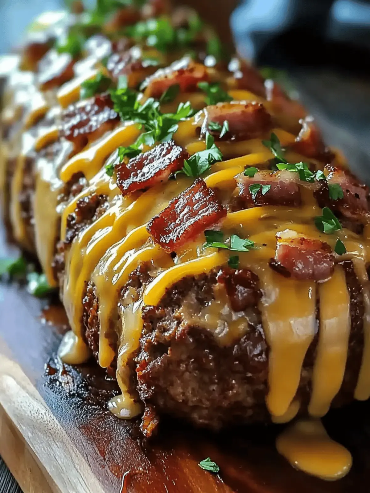 Bacon Cheeseburger Meatloaf