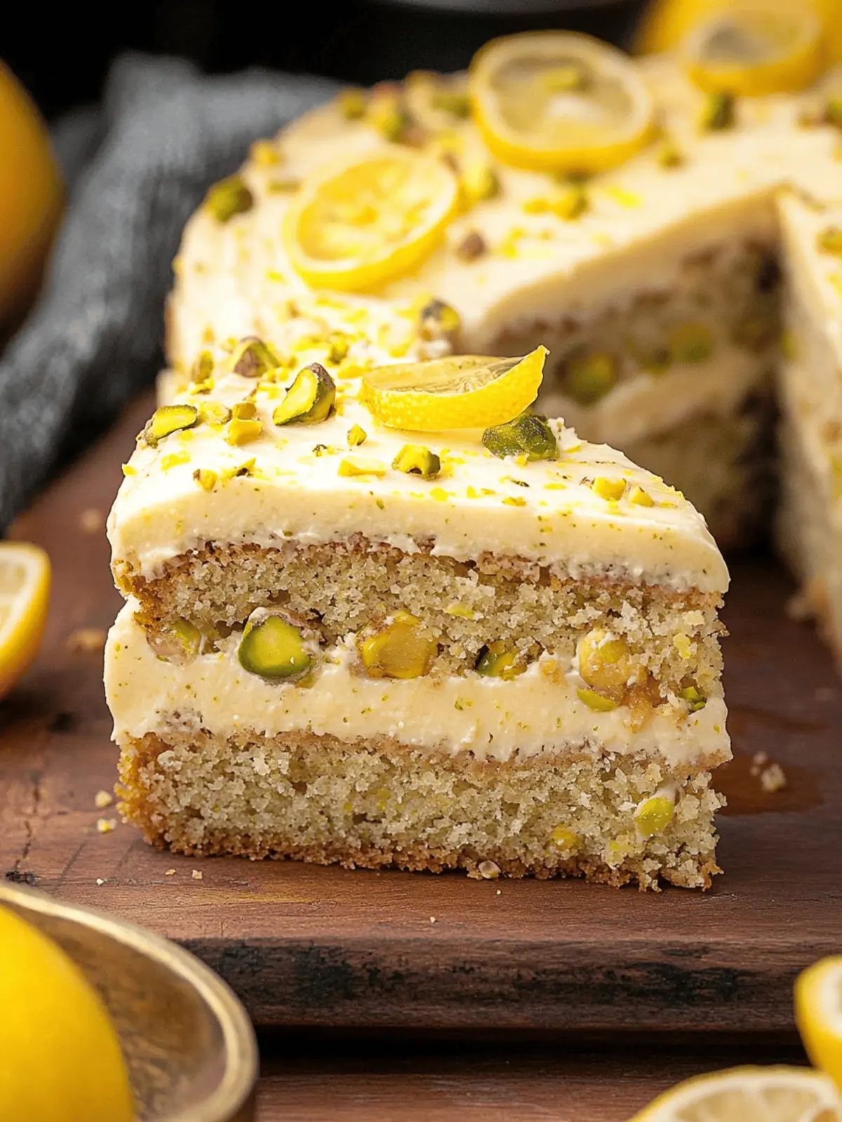 Lemon Pistachio Cake
