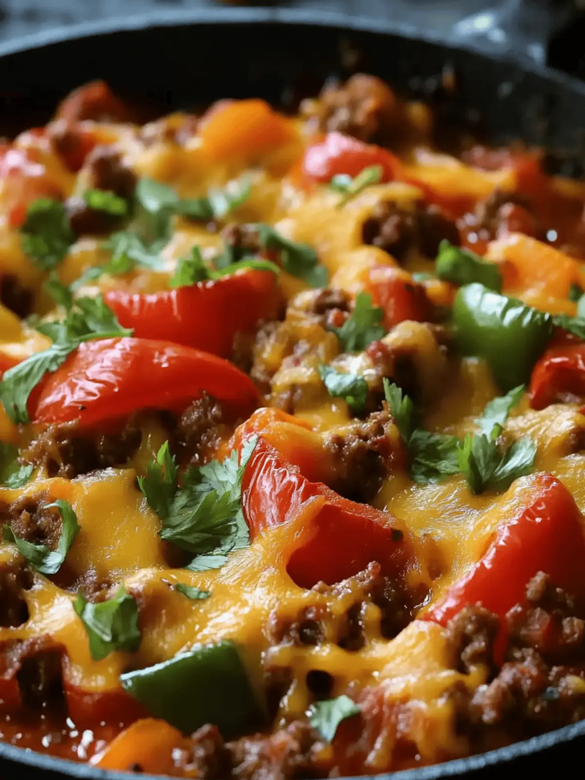 Easy Stuffed Pepper Skillet