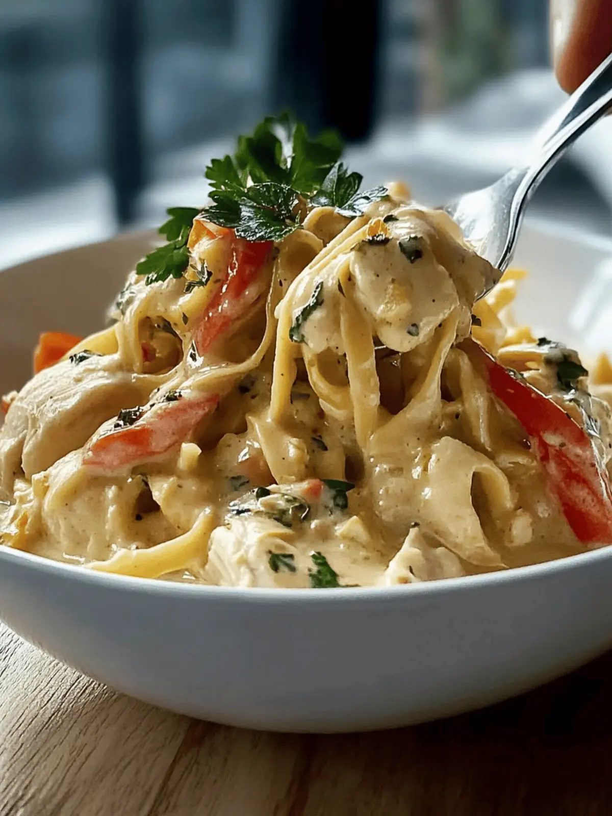 Creamy Crockpot Chicken and Noodles