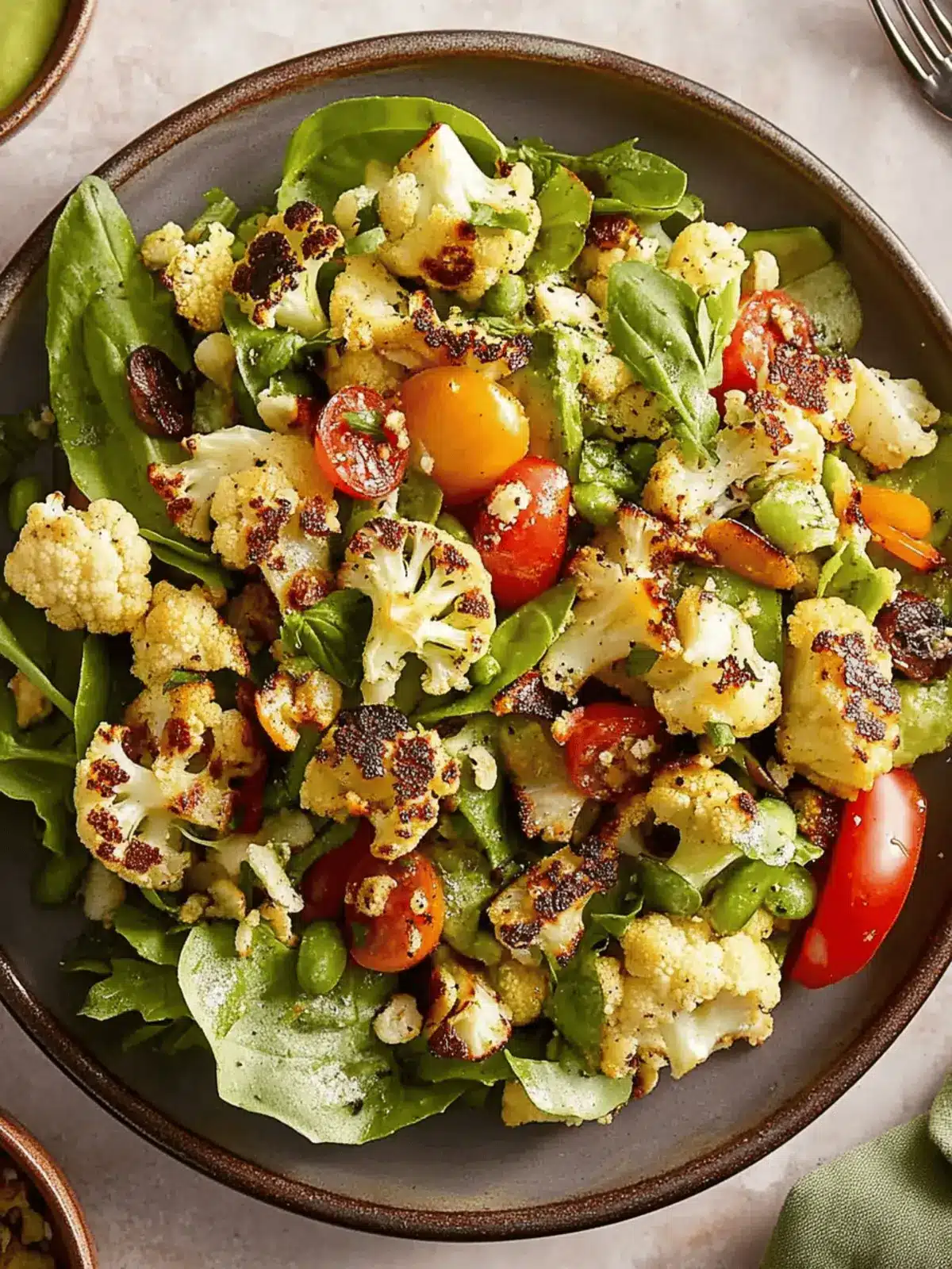 Roasted Cauliflower Salad