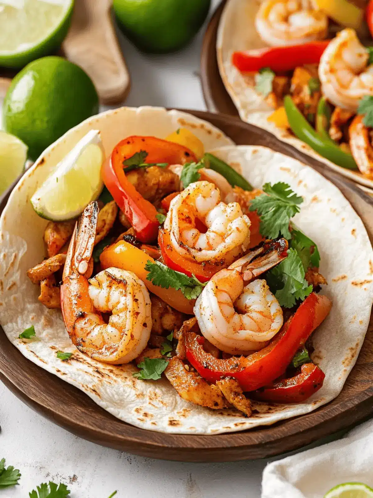 Shrimp Fajitas