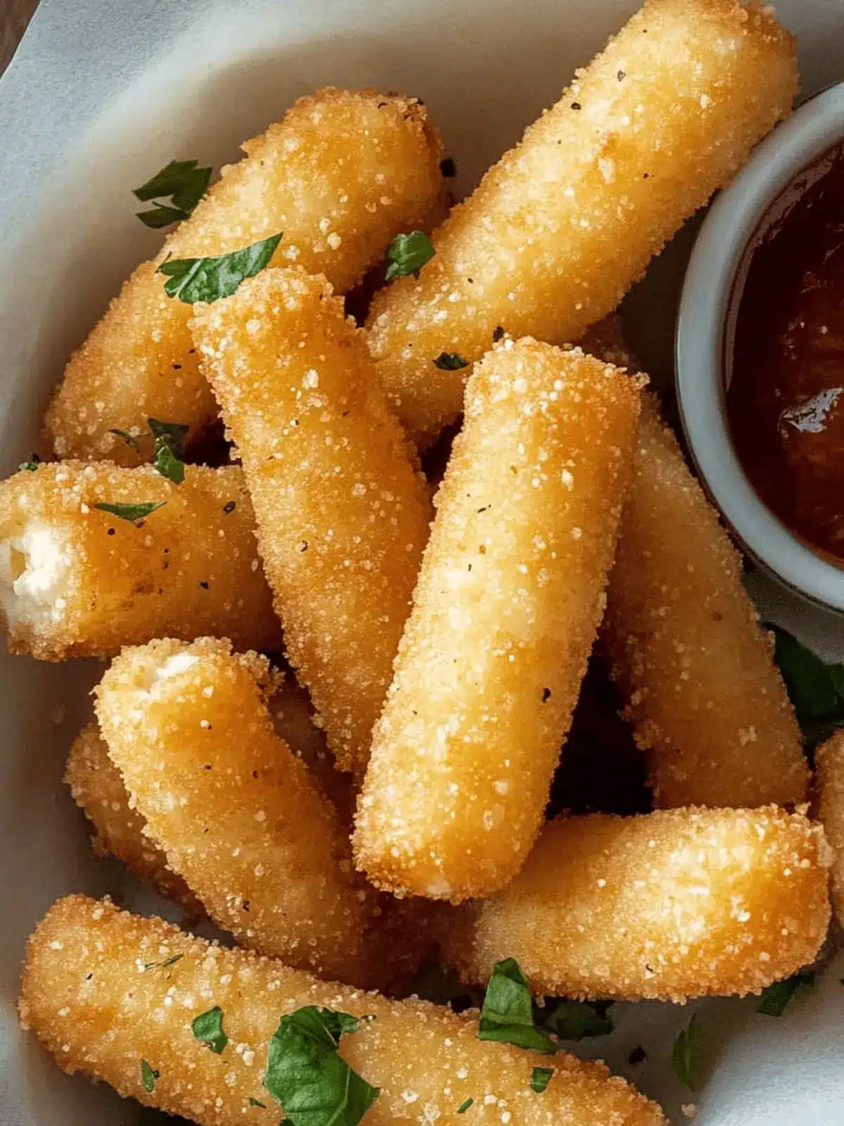 Keto Mozzarella Sticks