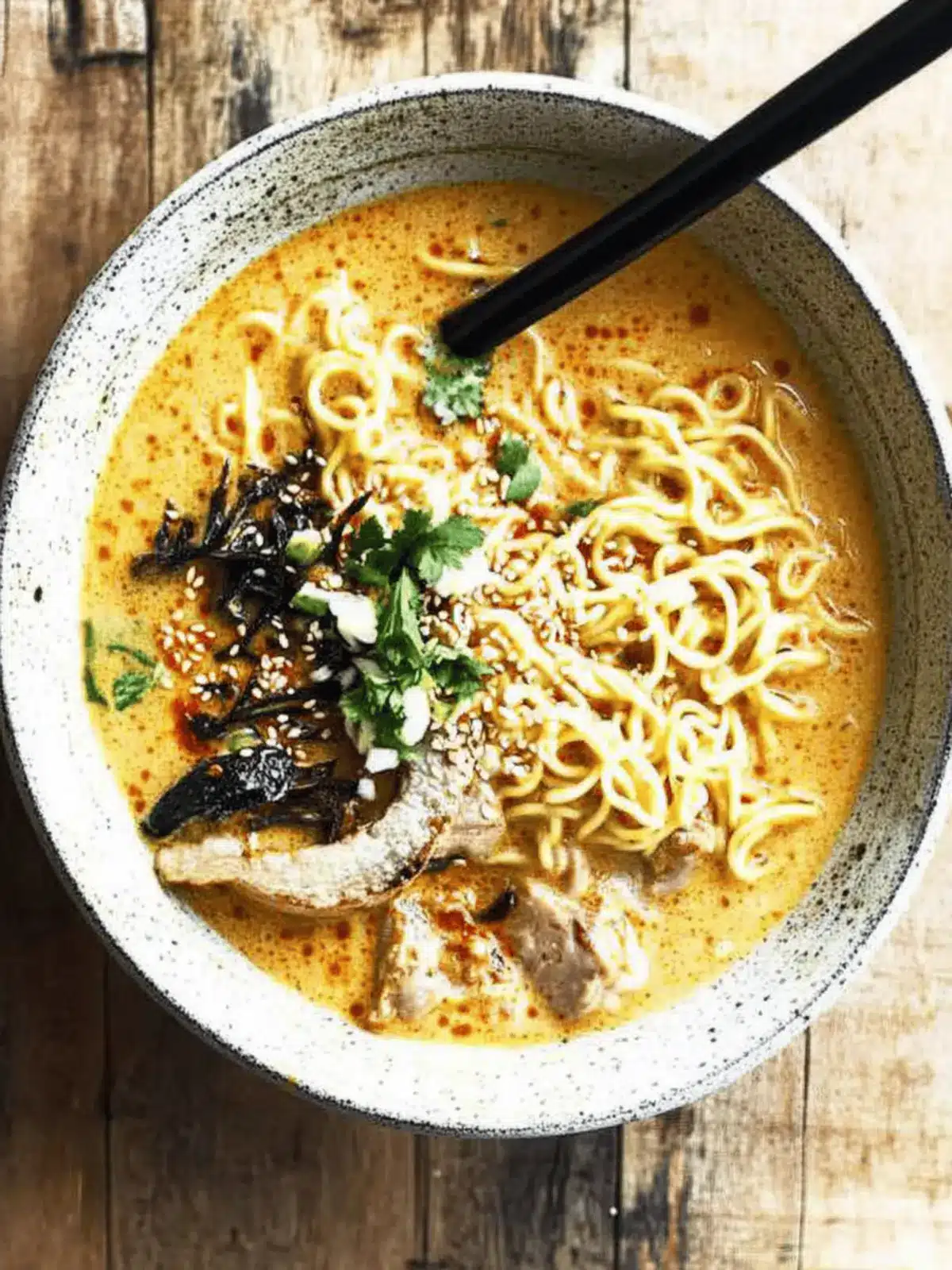 Spicy Coconut Curry Ramen