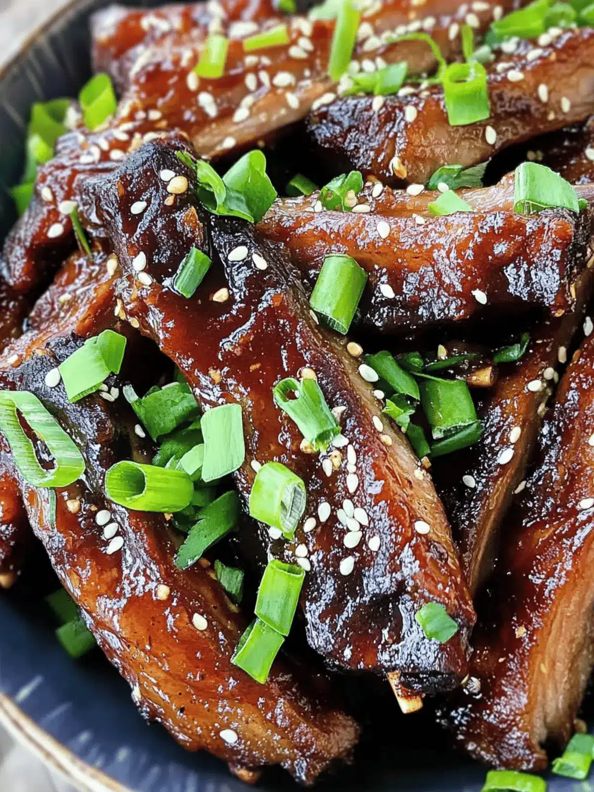 STICKY ASIAN PORK RIBS